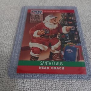 Santa Claus Head Coach Trading Card